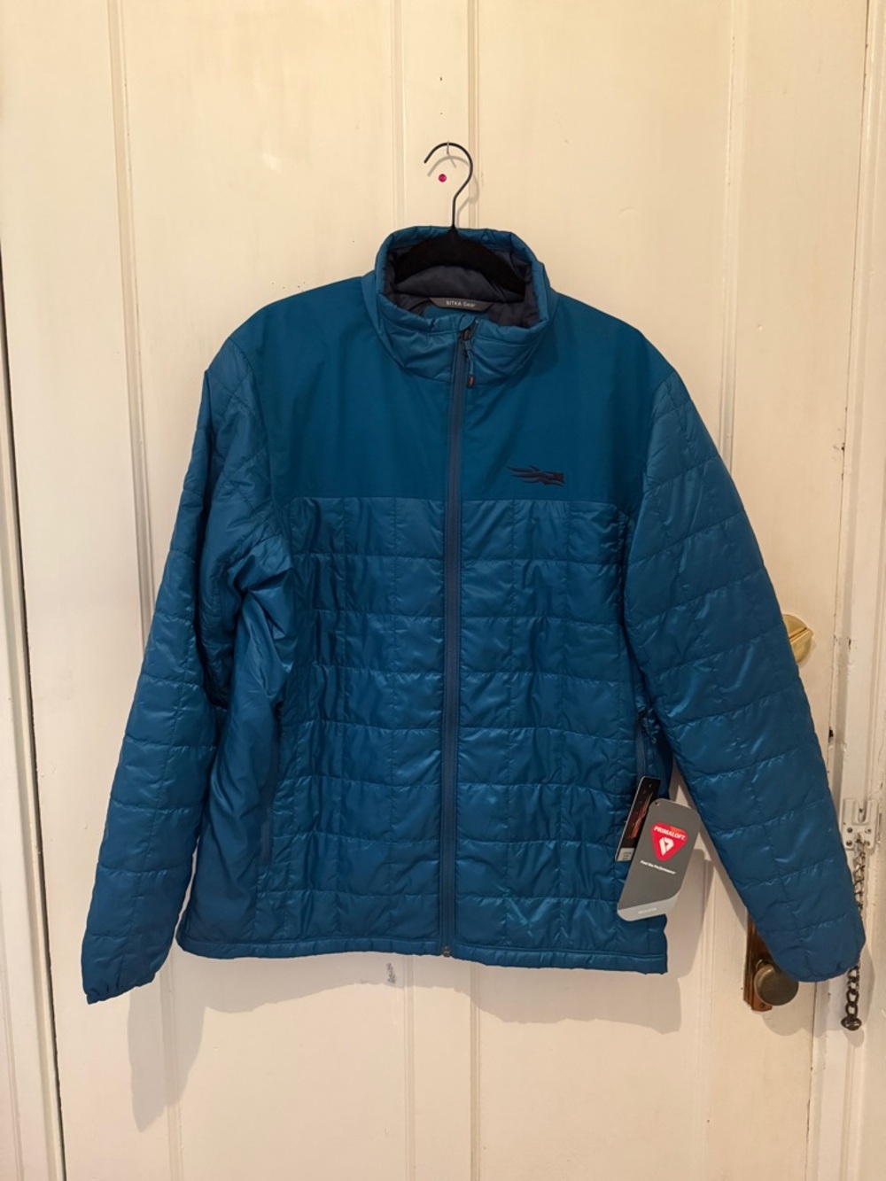SITKA Gear Teal Quilted Insulated Puffer Jacket